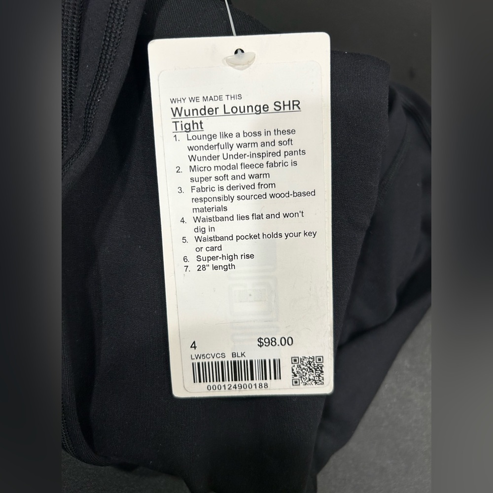 *NWT* Lululemon Wunder Lounge SHR Tight Size 4